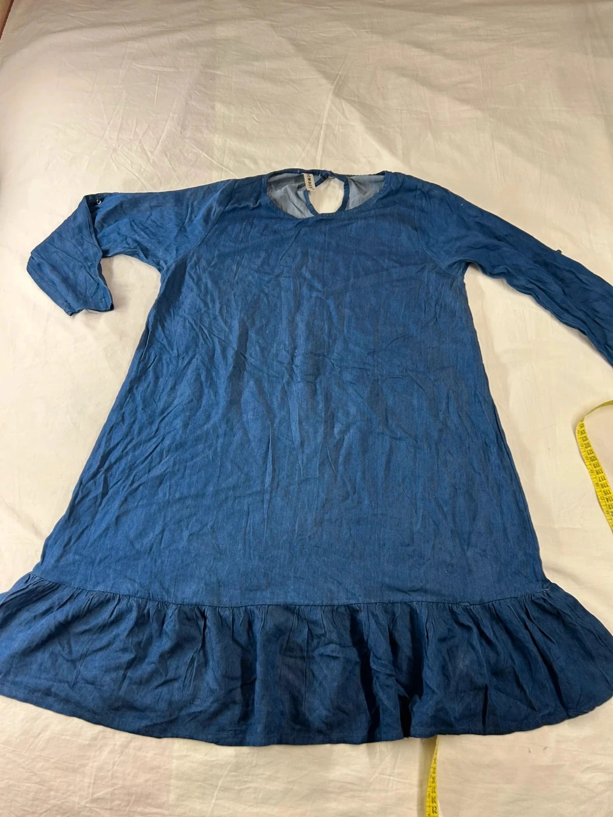 Vestido azul marinho vintage bombes – photo 2